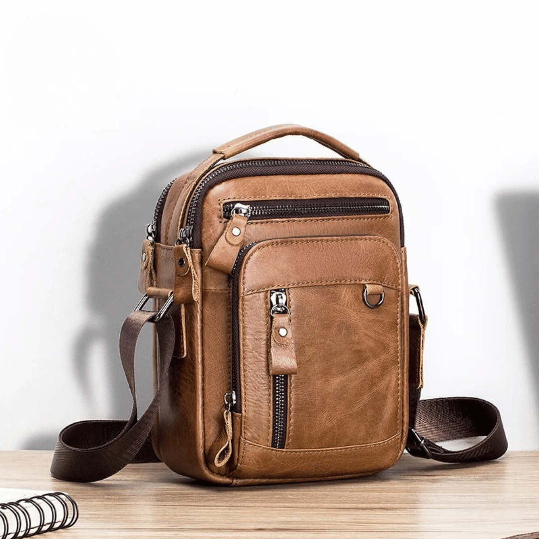Bolsa Masculina Split de Couro