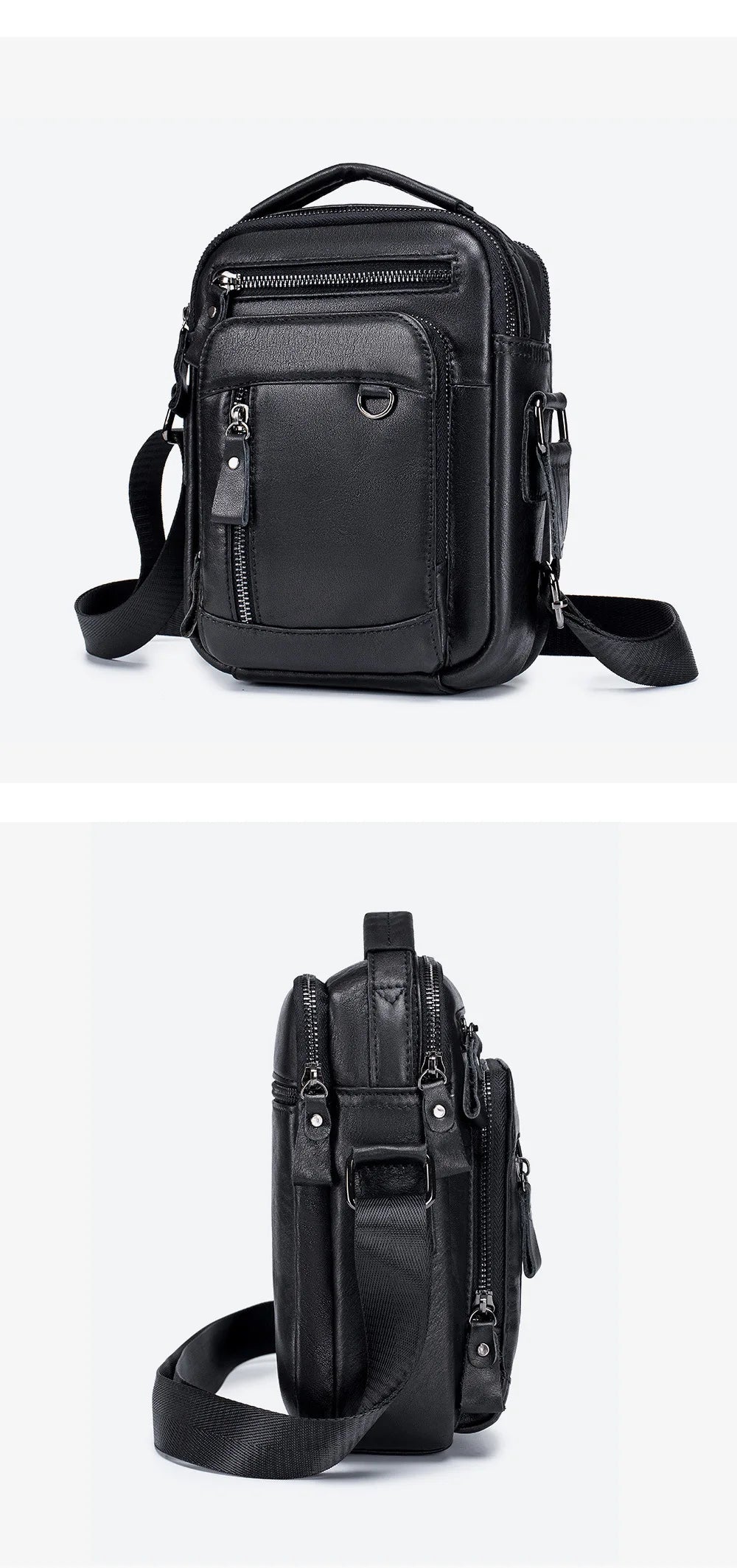 Bolsa Masculina Split de Couro