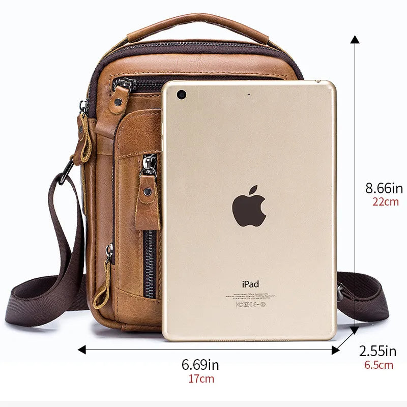 Bolsa Masculina Split de Couro