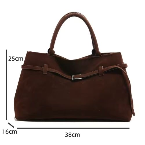 Bolsa Tote em Camurça Auriane