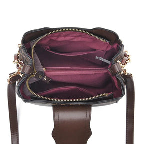 Bolsa Feminina de Couro Genuíno Saint Lumier