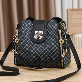 Bolsa Feminina de Couro Genuíno Saint Lumier