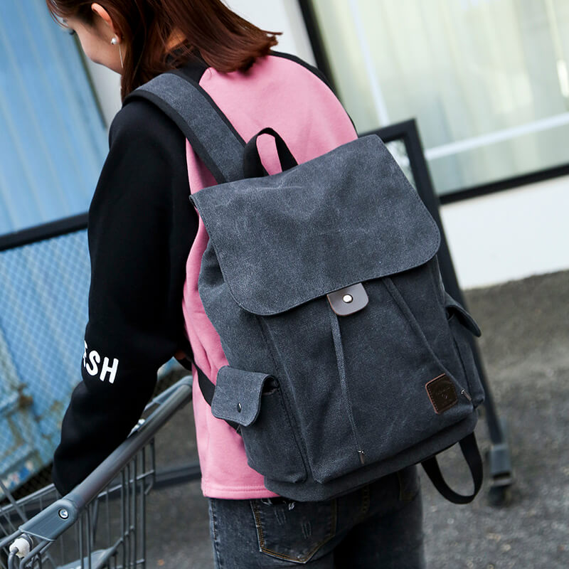 Mochila Masculina Escolar de Lona Dida Bear