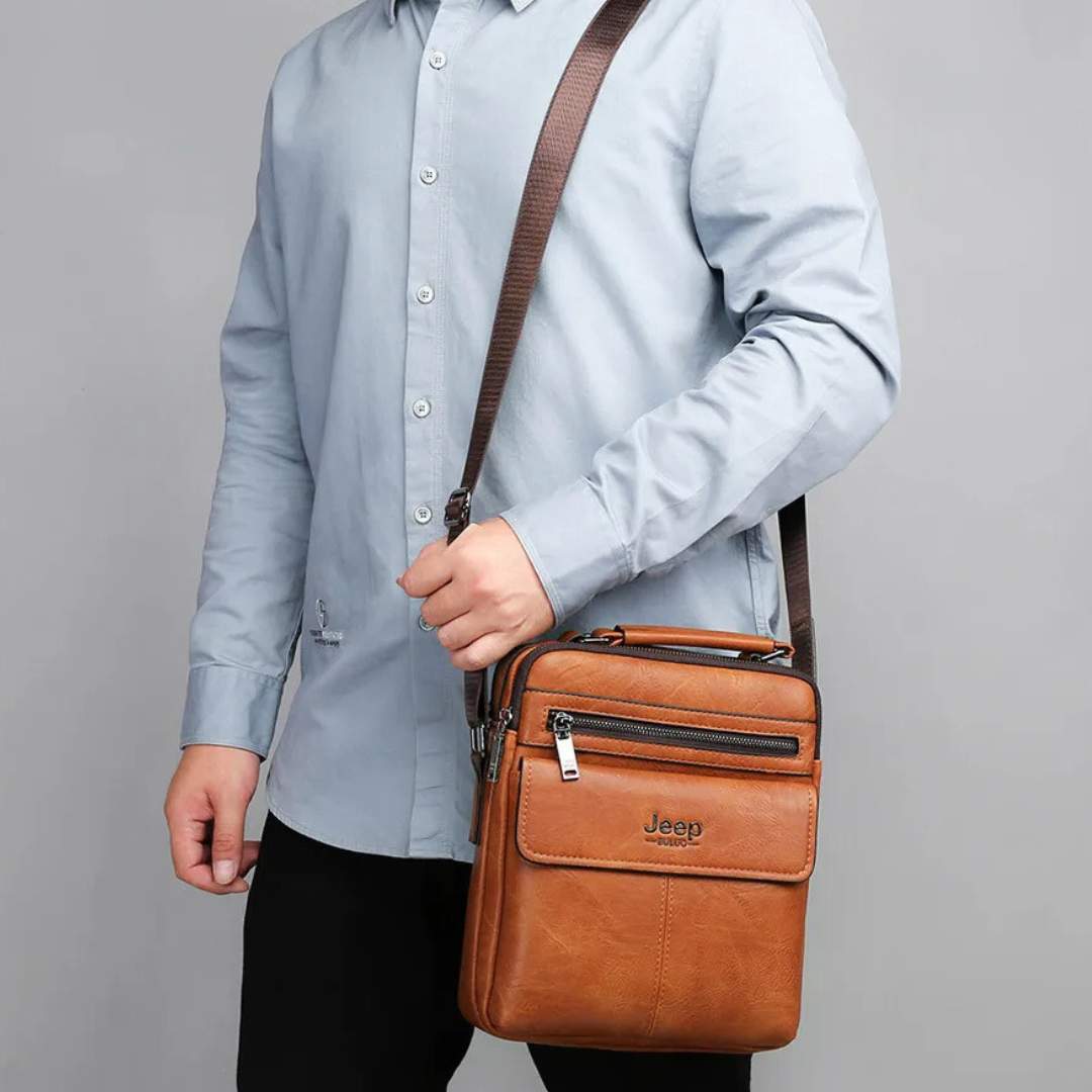Bolsa Crossbody Jeep em Couro + Carteira