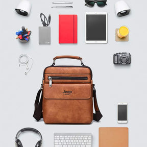 Bolsa Crossbody Jeep em Couro + Carteira