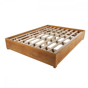 Base Cama Box Casal Imperatriz Com Pés Branco Viero