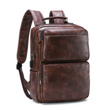 Mochila Masculina em Couro Genuino - Caspian Bag