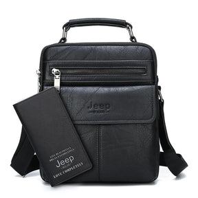 Bolsa Crossbody Jeep em Couro + Carteira