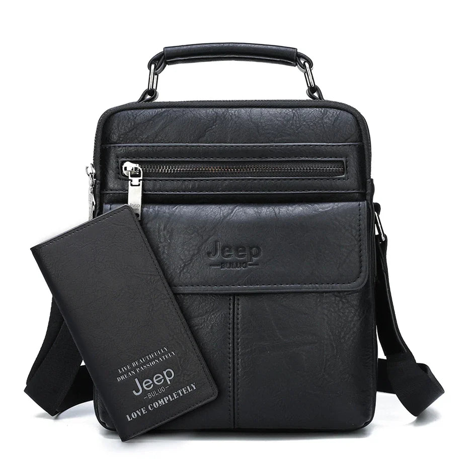 Bolsa Crossbody Jeep em Couro + Carteira