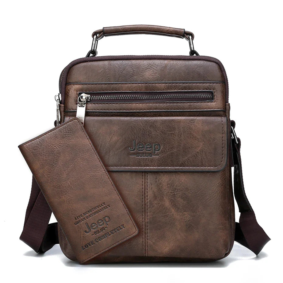 Bolsa Crossbody Jeep em Couro + Carteira