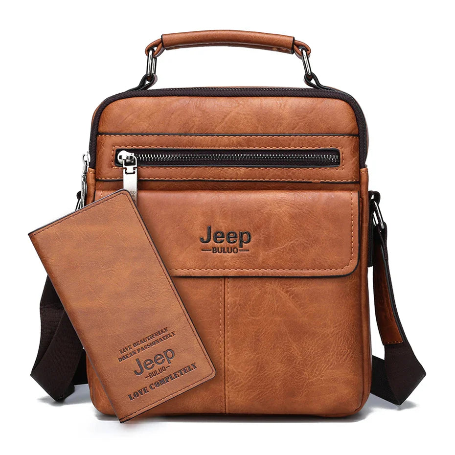 Bolsa Crossbody Jeep em Couro + Carteira