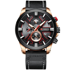 Relógio Masculino Curren Classic de Couro