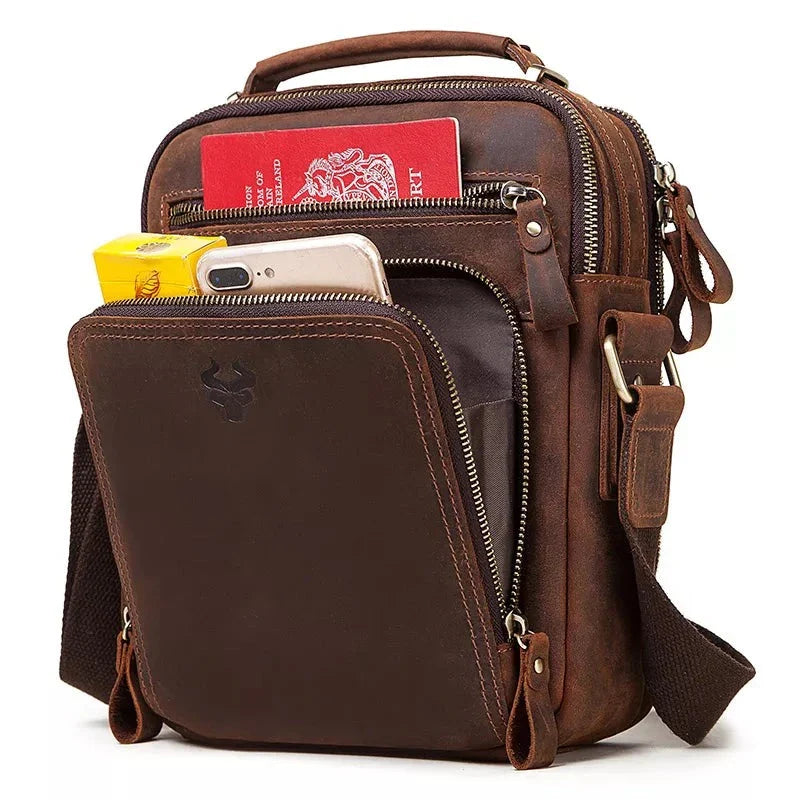 Mochila em Couro de Vaca - Hummer Premium