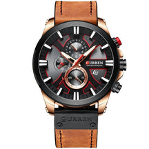 Relógio Masculino Curren Classic de Couro