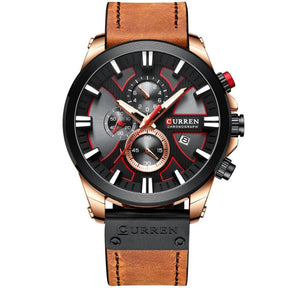 Relógio Masculino Curren Classic de Couro