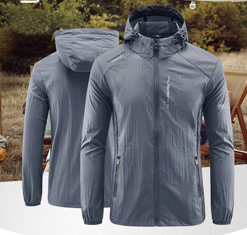 Jaqueta Masculina Corta Vento com Capuz Impermeável Valezinni VZ045