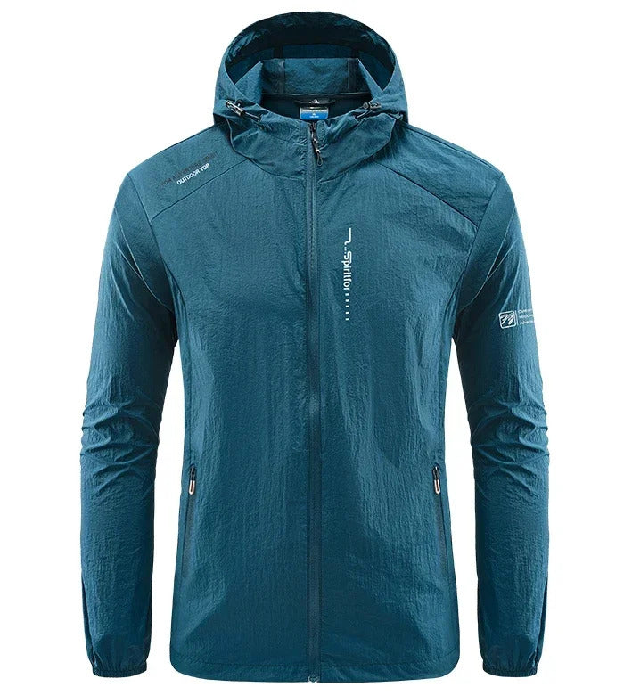Jaqueta Masculina Corta Vento com Capuz Impermeável Valezinni VZ045