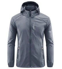 Jaqueta Masculina Corta Vento com Capuz Impermeável Valezinni VZ045