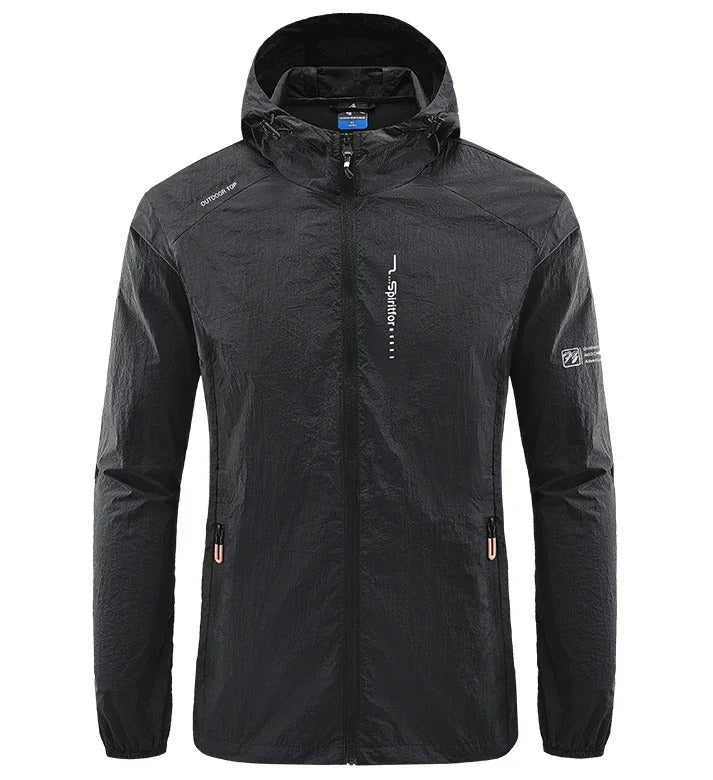 Jaqueta Masculina Corta Vento com Capuz Impermeável Valezinni VZ045