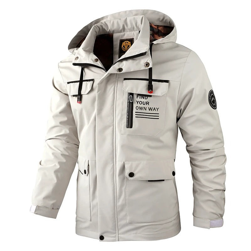 Jaqueta Masculina Impermeável com Capuz Valezzini VZ044