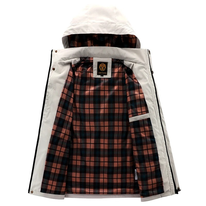 Jaqueta Masculina Impermeável com Capuz Valezzini VZ044