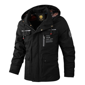 Jaqueta Masculina Impermeável com Capuz Valezzini VZ044