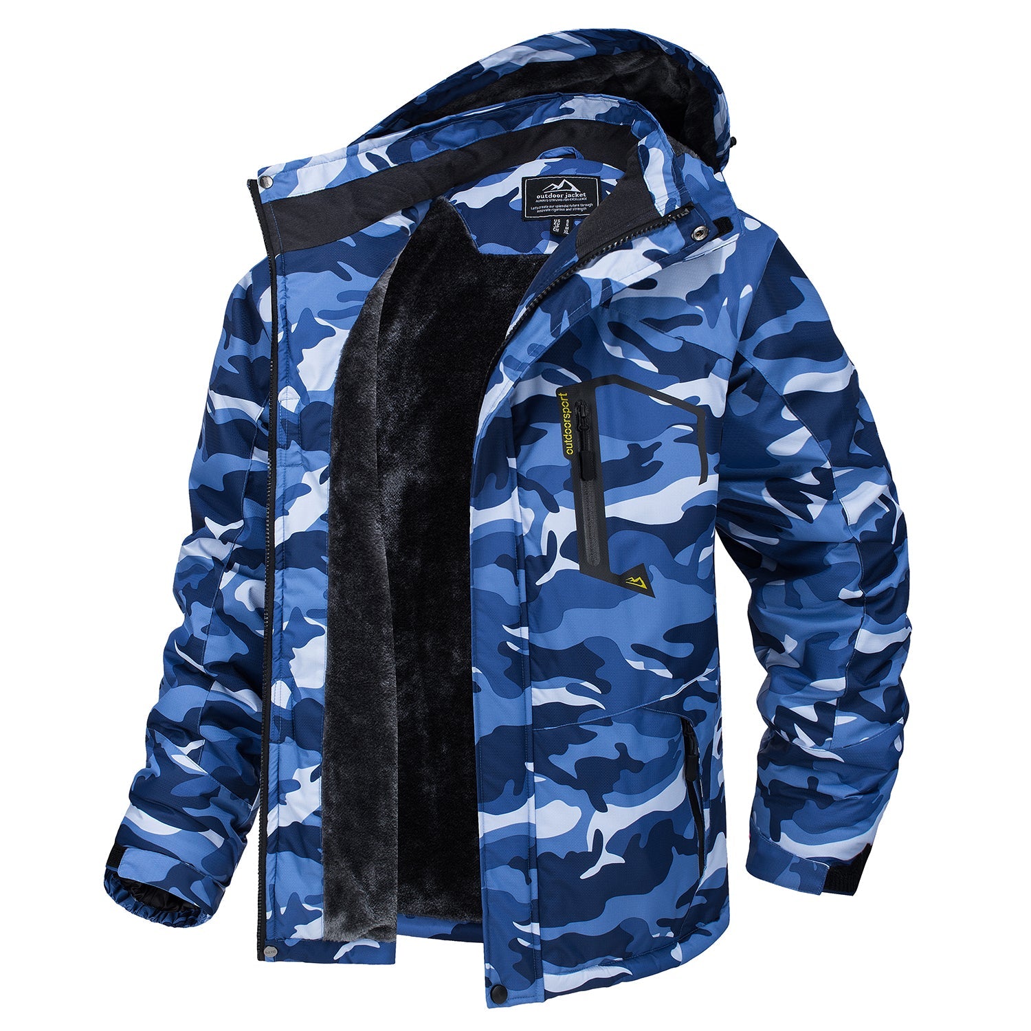 Jaqueta Masculina de Inverno Pelúciada Impermeável Valezinni VZ201
