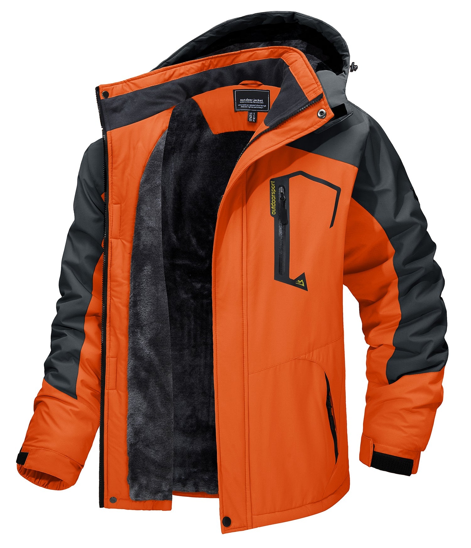 Jaqueta Masculina de Inverno Pelúciada Impermeável Valezinni VZ201