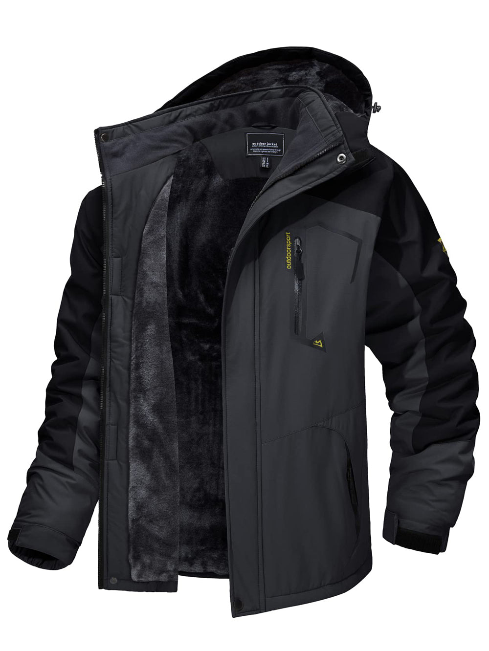 Jaqueta Masculina de Inverno Pelúciada Impermeável Valezinni VZ201