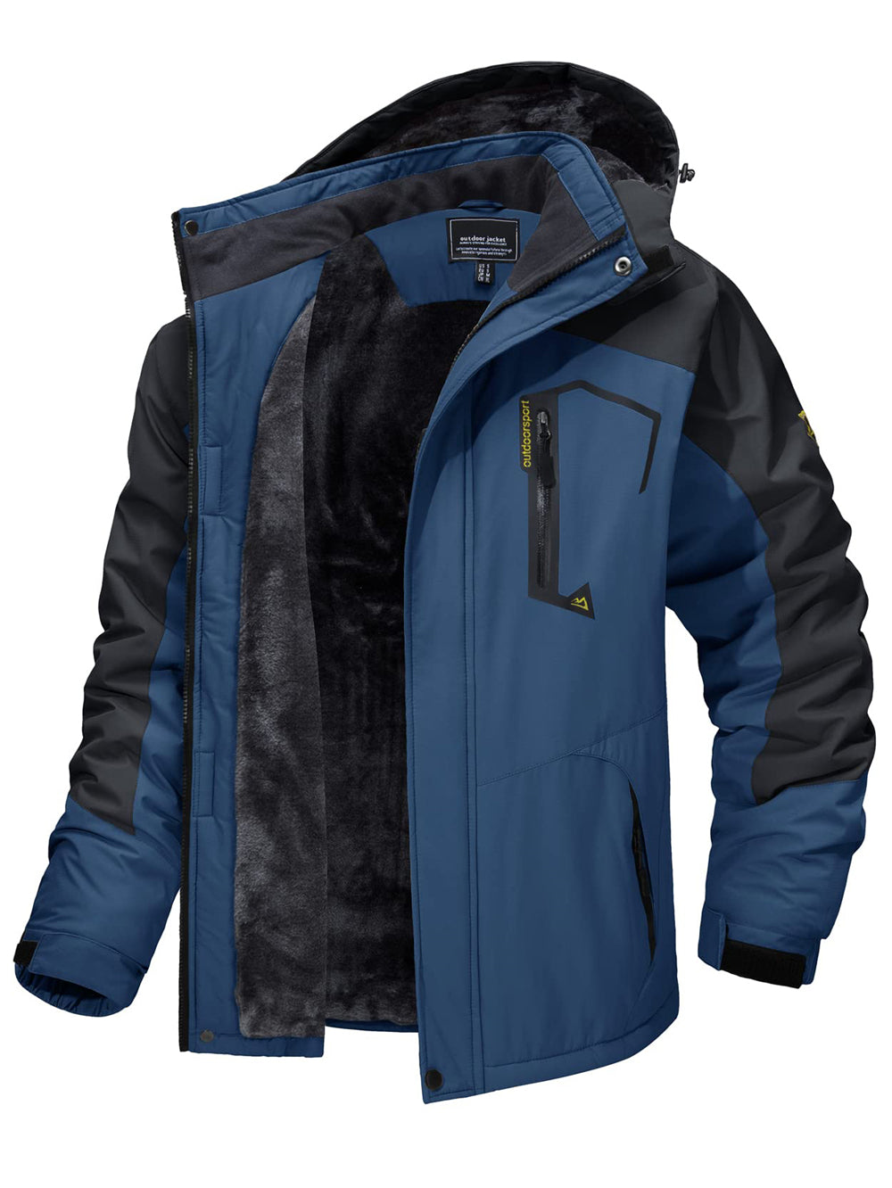 Jaqueta Masculina de Inverno Pelúciada Impermeável Valezinni VZ201