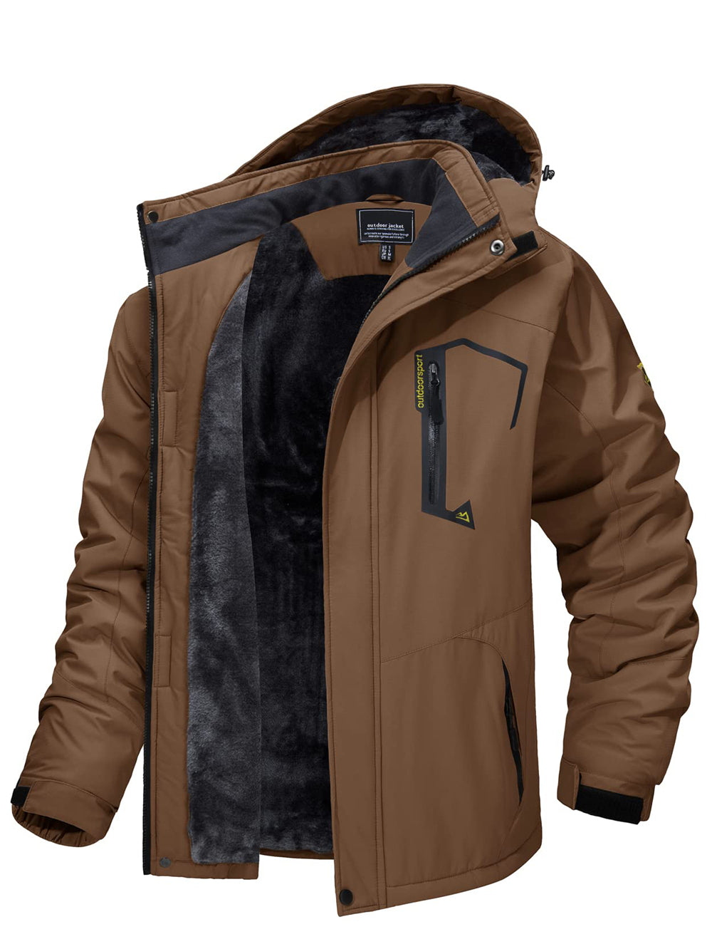 Jaqueta Masculina de Inverno Pelúciada Impermeável Valezinni VZ201