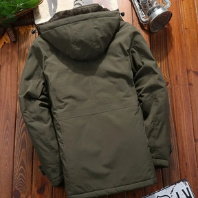 Jaqueta Masculina de Inverno com Capuz Forrada com Lã Valezinni VZ025