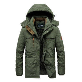 Jaqueta Masculina de Inverno com Capuz Forrada com Lã Valezinni VZ025