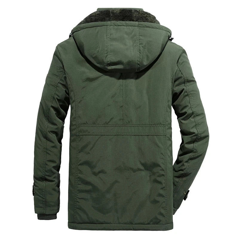 Jaqueta Masculina de Inverno com Capuz Forrada com Lã Valezinni VZ025