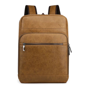 Mochila Masculina em Couro Genuino - Hermez Premium