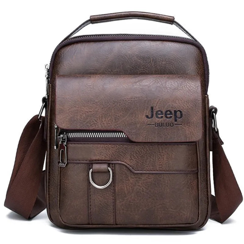 Bolsa Jeep em Couro + Brinde Porta Celular
