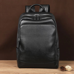 Mochila de Couro Legítimo Para Notebook Poseidon
