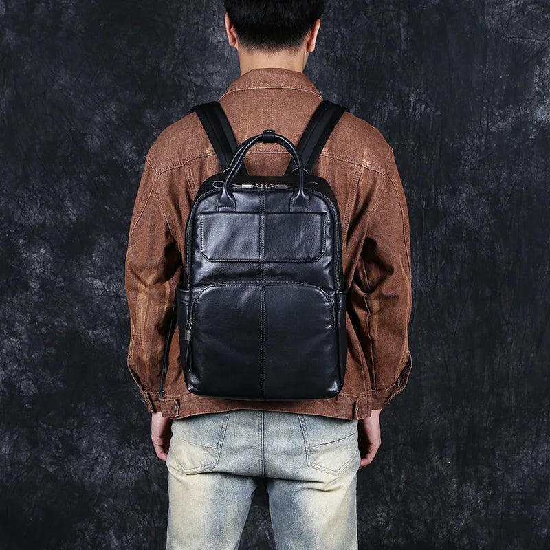 Mochila de Couro Genuíno Ártemis