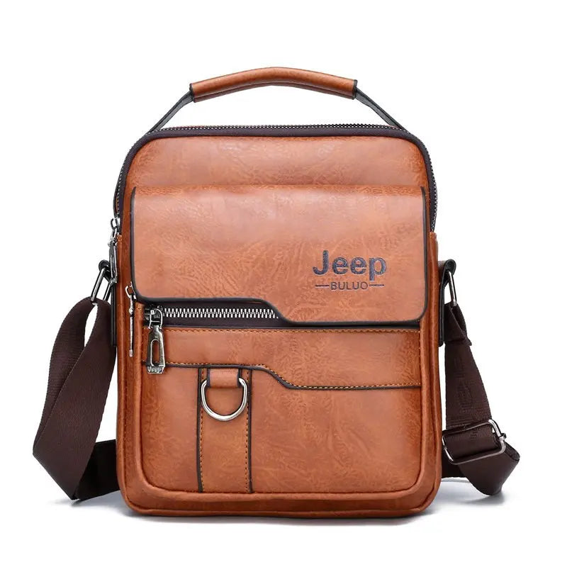 Bolsa Jeep em Couro + Brinde Porta Celular