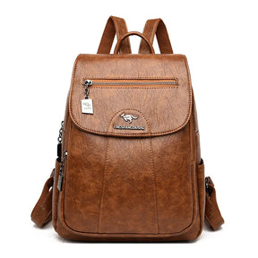 Mochila em Couro Genuino - Meigue Bag