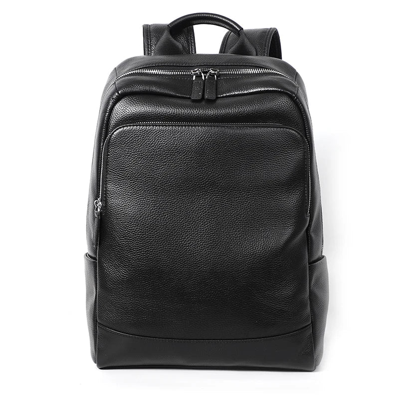 Mochila de Couro Legítimo Para Notebook Poseidon