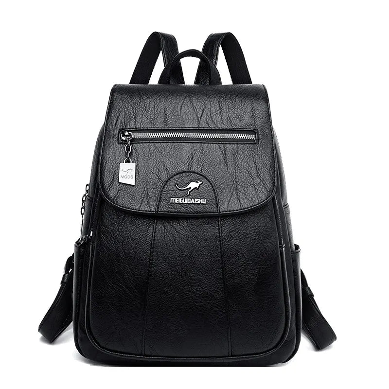 Mochila em Couro Genuino - Meigue Bag