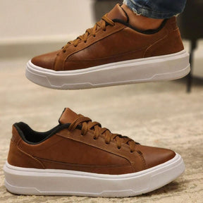Sapatênis Masculino Casual Marrom Flex