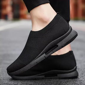 Tênis Feminino Para Caminhada e Academia Slip-On Anti Impacto