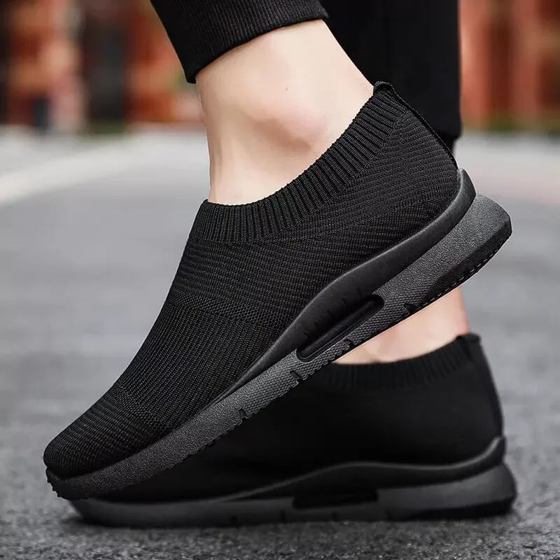 Tênis Feminino Para Caminhada e Academia Slip-On Anti Impacto