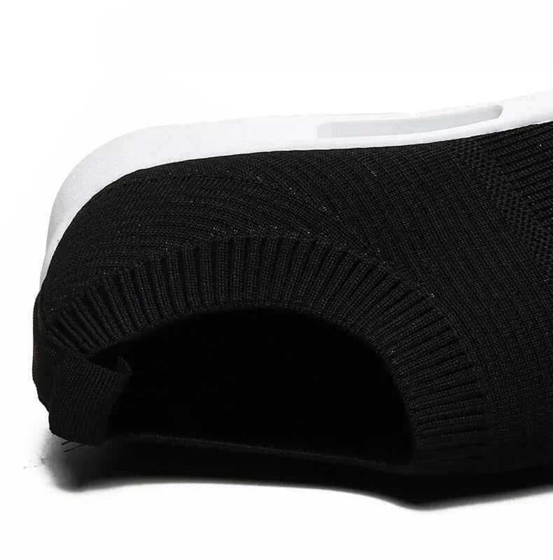 Tênis Feminino Para Caminhada e Academia Slip-On Anti Impacto