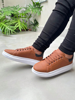 Sapatênis Masculino Casual Marrom Basic