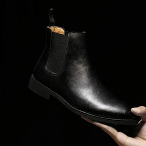 Bota Chelsea em Couro Masculina Valezinni VZ101