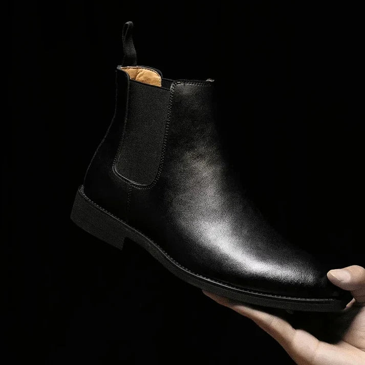 Bota Chelsea em Couro Masculina Valezinni VZ101