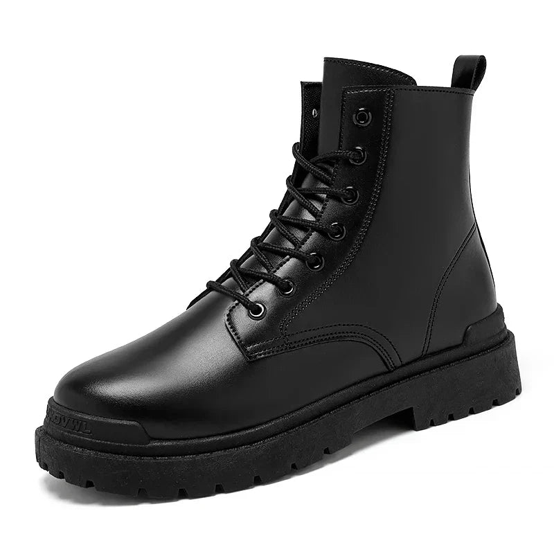 Bota Masculina em Couro Valezinni Cano Alto VZ103